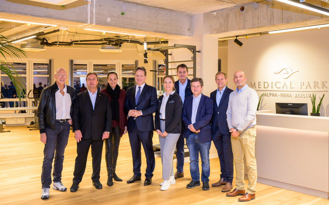 Eröffnungsfeier des neuen ambulanten Therapiezentrums Alpha-Reha Berlin im Spreebogen
